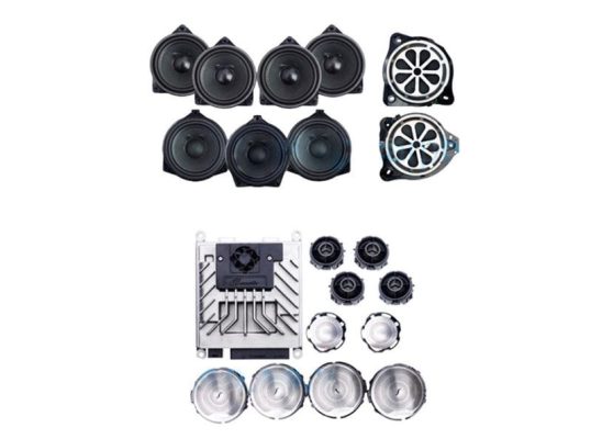 cấu tạo hệ thống 13 loa burmester surround