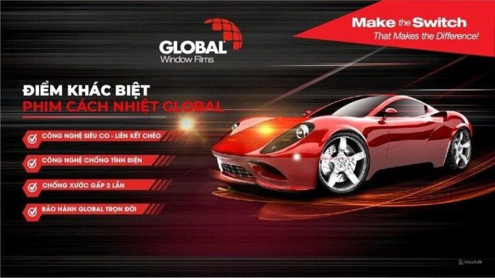 phim cách nhiệt ô tô global