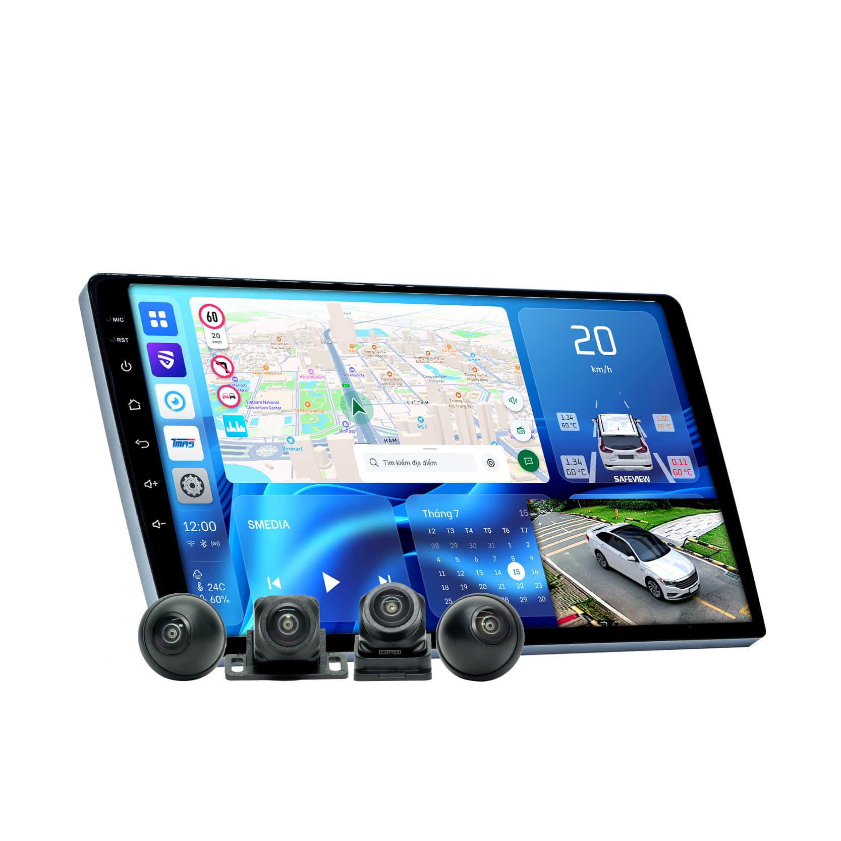 màn hình SAFEVIEW Elegant 360