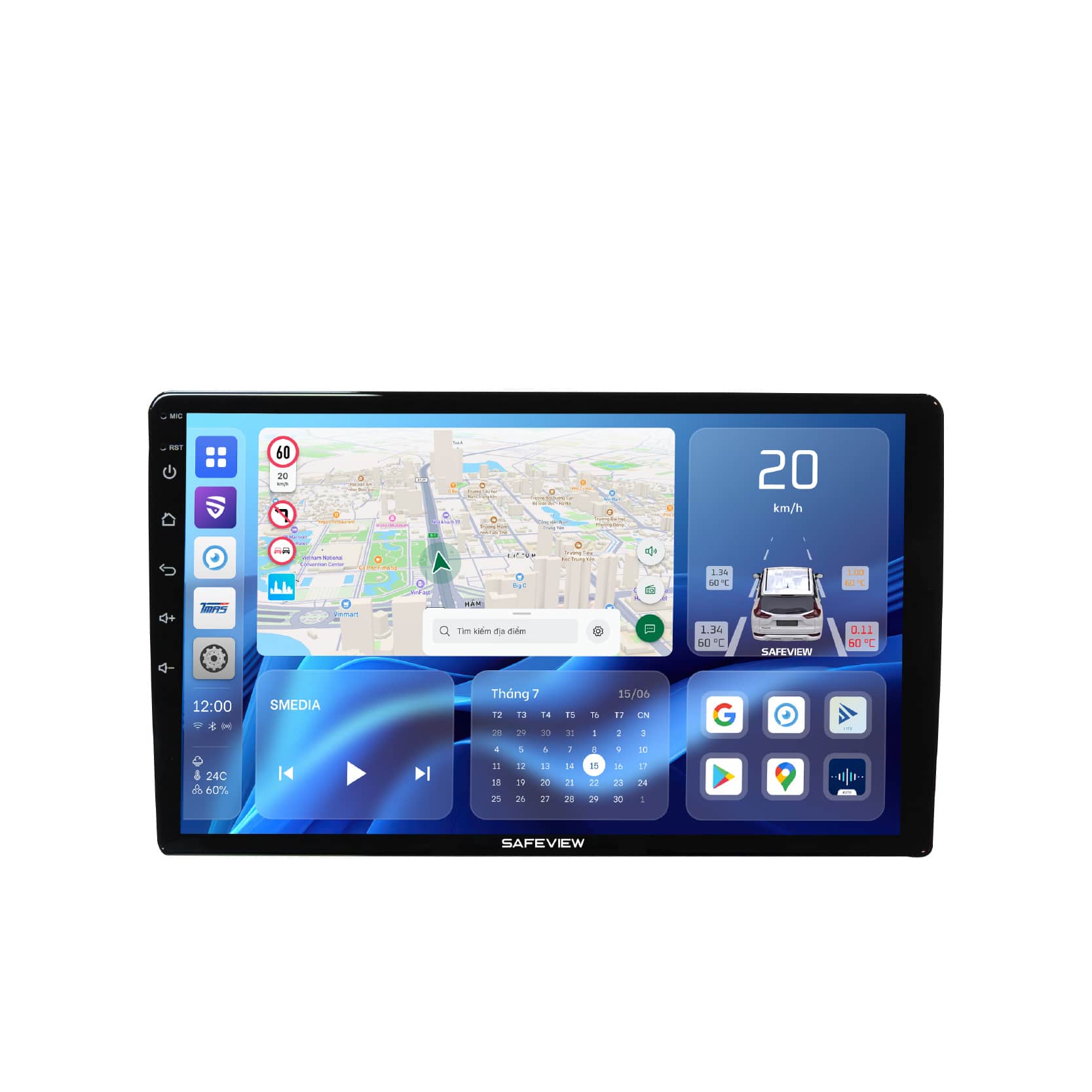 màn hình SAFEVIEW Elegant 360